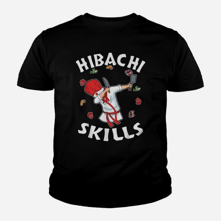 Hibachi Connoisseur Gifts Hibachi Chef Costume Hibachi Grill Youth T-shirt
