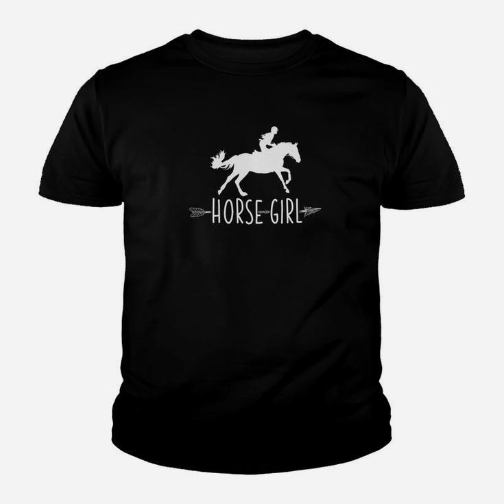 Horse Girl I Love My Horses Racing Riding Tee Gift Youth T-shirt