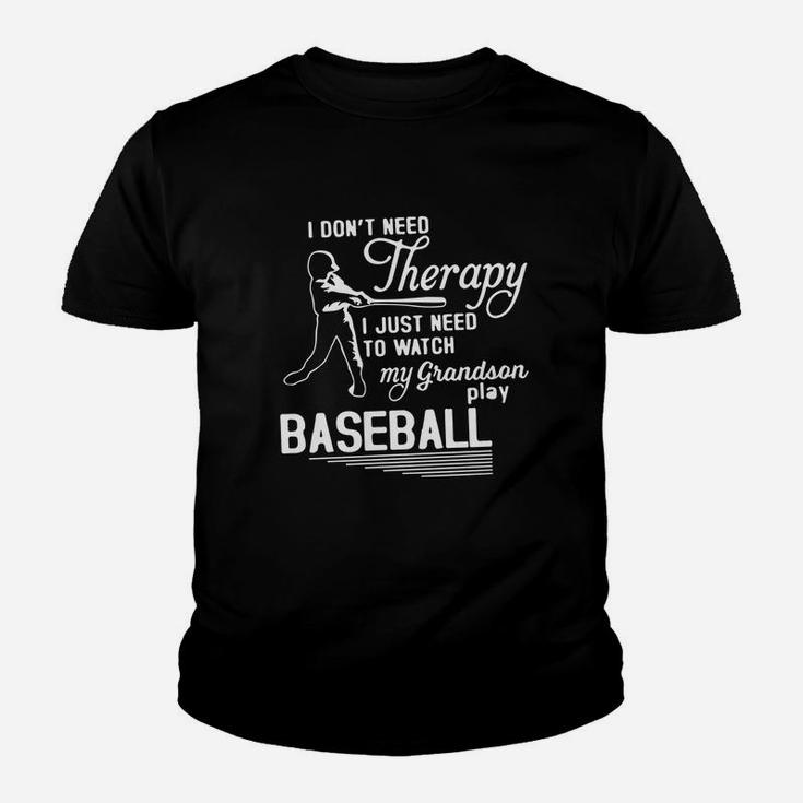 I Just Need To Watch My Grandson Play Baseball Youth T-shirt