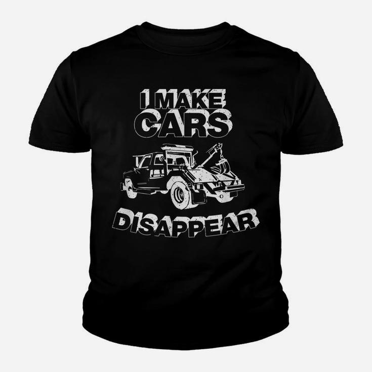 I Make Cars Disappear Tow Truck Driver Shirt Youth T-shirt