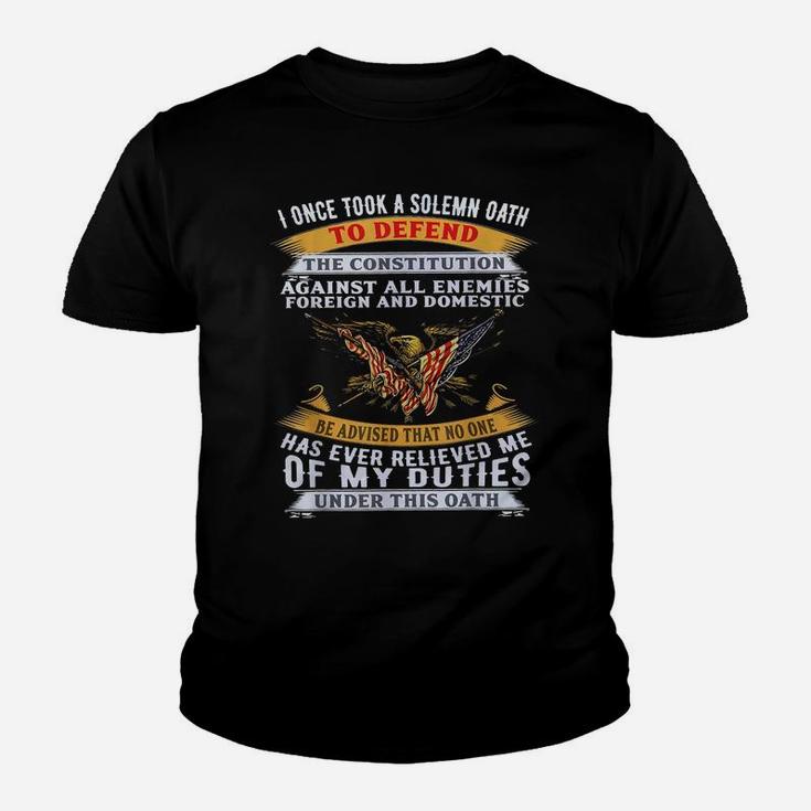 I Once Took A Solemn Oath To Defend The Constitutio Youth T-shirt