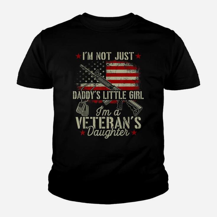I'm Not Just Daddy's Little Girl Veteran's Daughter Army Dad Youth T-shirt