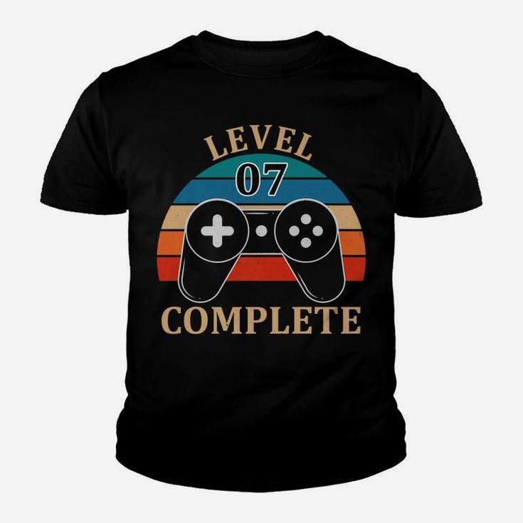 Level 7 Complete 7Th Wedding Anniversary Vintage Youth T-shirt
