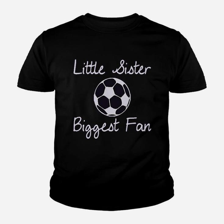 Little Sister Biggest Fun Style A Soccer Youth T-shirt