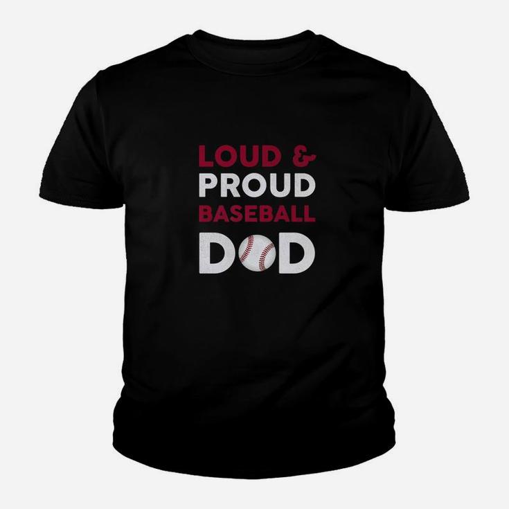 Loud And Proud Baseball Dad Funny Fathers Day Gift Premium Youth T-shirt