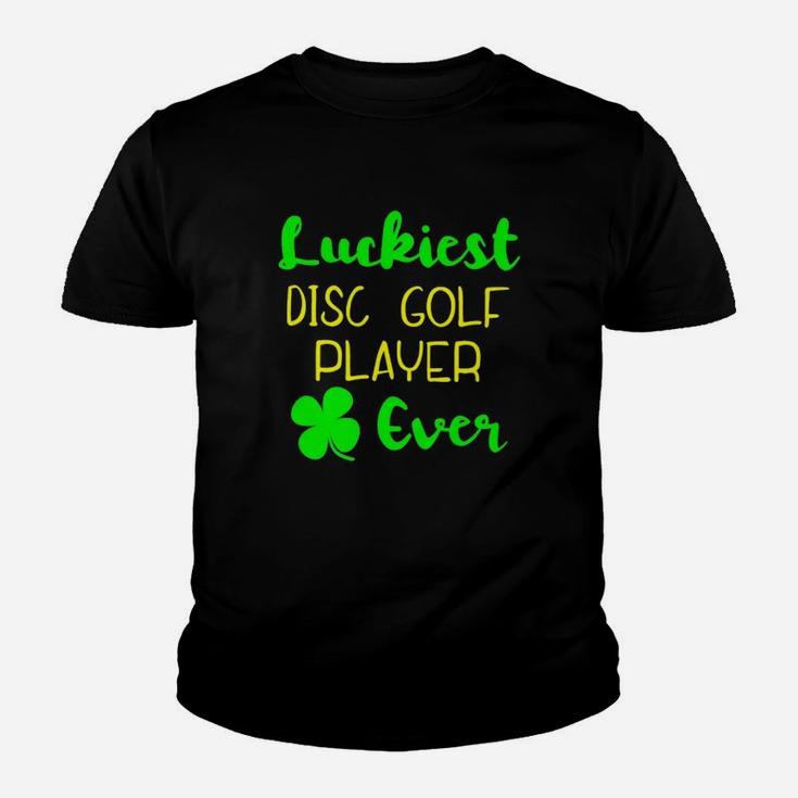 Luckiest Disc Golf Player Ever St Patrick Day Classic Youth T-shirt