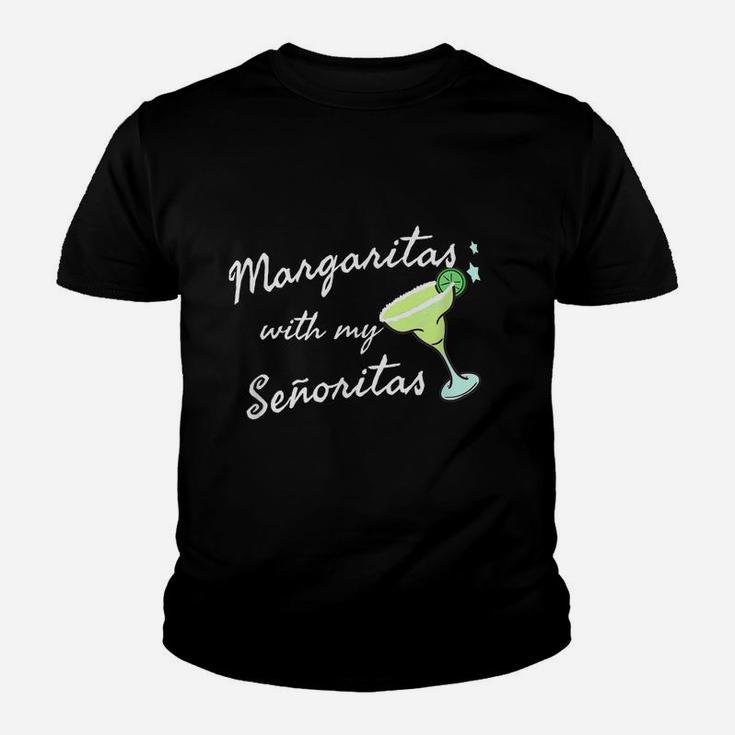 Margaritas With My Senoritas Funny Tee Cinco De Mayo T-Shirt Youth T-shirt