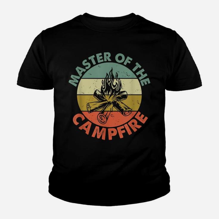 Master Of The Campfire Dad Camping Shirt Camping Dad Gift Youth T-shirt