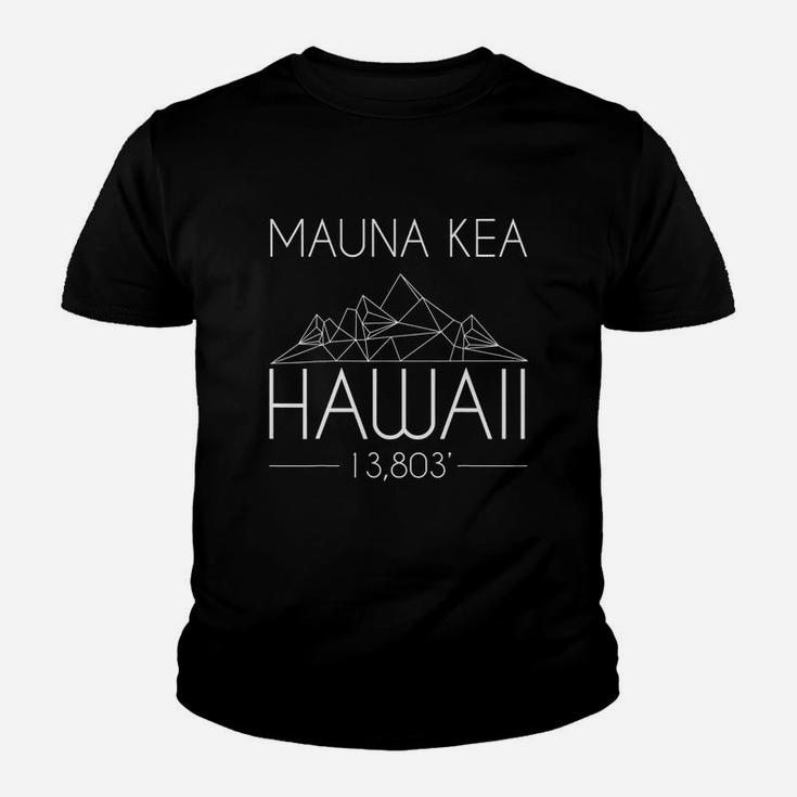 Mauna Kea Hawaii Mountains Outdoors Minimalist Hiking Tee Youth T-shirt