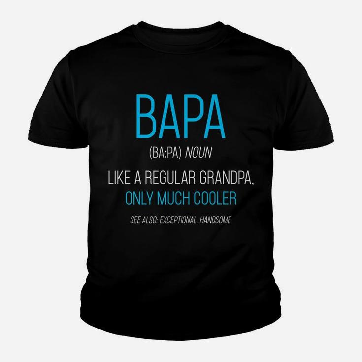 Mens Bapa Gift Like A Regular Grandpa Definition Cooler Youth T-shirt