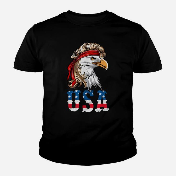 Mens Funny 4Th Of July American Flag Usa Patriotic Eagle Pride Youth T-shirt