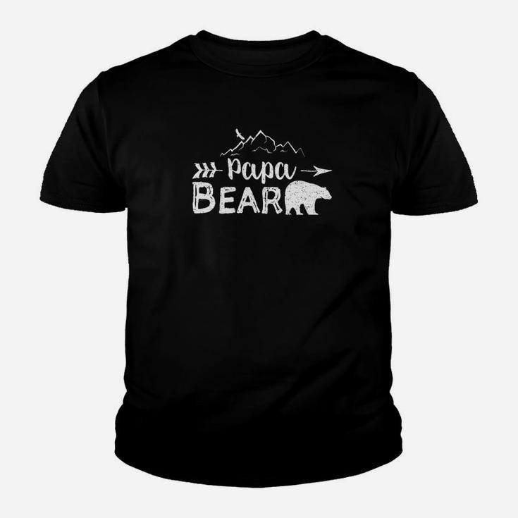Mens Papa Bear Shirt Matching Family Mama Papa Bear Camping Gift Youth T-shirt