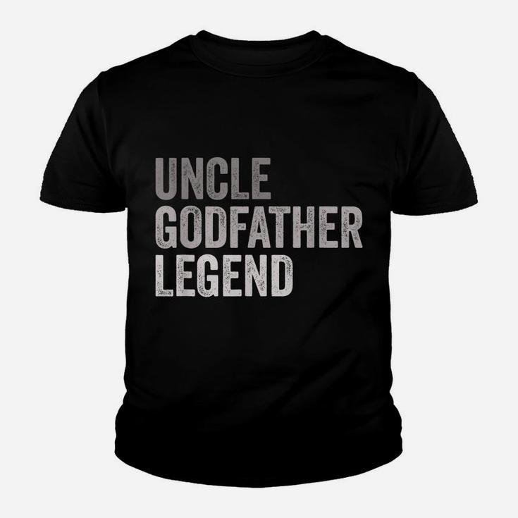 Mens Uncle Godfather Legend Funny Shirt Gift For A Favorite Uncle Youth T-shirt