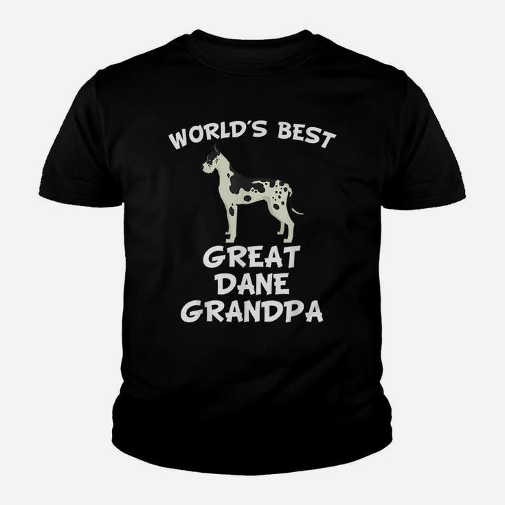 Mens World's Best Great Dane Grandpa Shirt Youth T-shirt