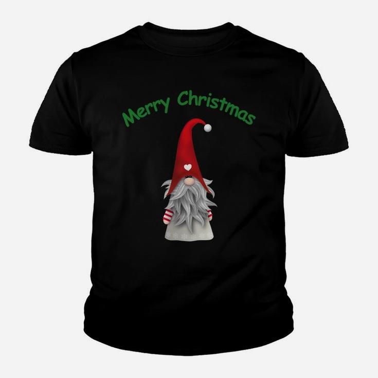 Merry Christmas Gnome Original Vintage Graphic Design Saying Sweatshirt Youth T-shirt