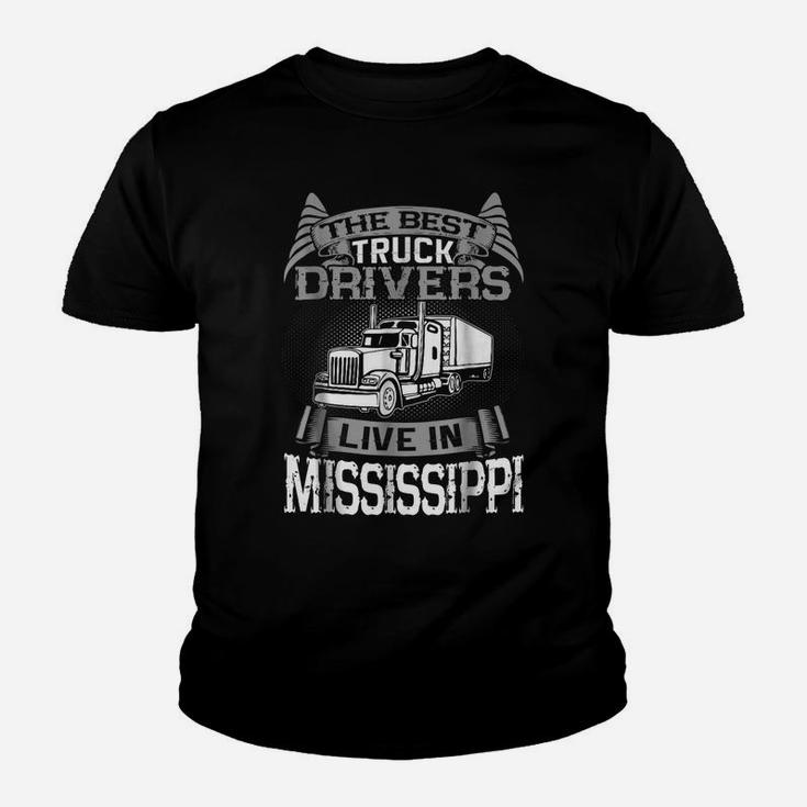Mississippi Truckers T Shirt Best Truck Drivers T Shirts Youth T-shirt