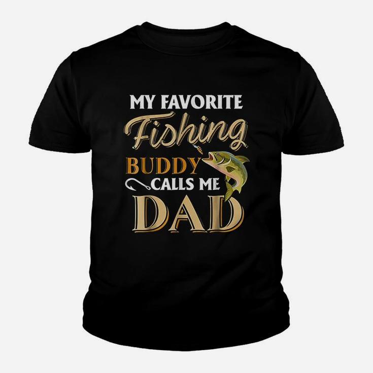 My Favorite Fishing Buddy Calls Me Dad Fish Youth T-shirt