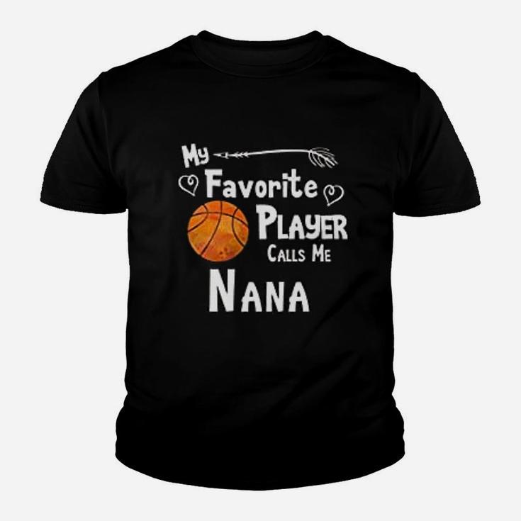 Nana Basketball Game Fan Sports Favorite Player Youth T-shirt