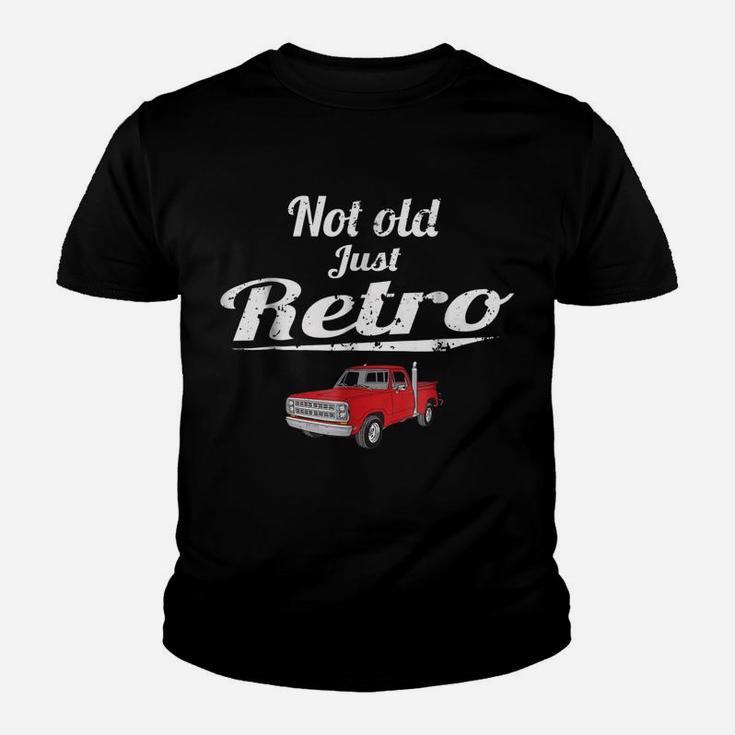 Not Old Just Retro Fun Vintage Red Pick Up Truck Tee Shirt Youth T-shirt