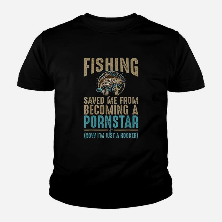 Now I Am Just A Hooker Dirty Fishing Humor Quote Youth T-shirt