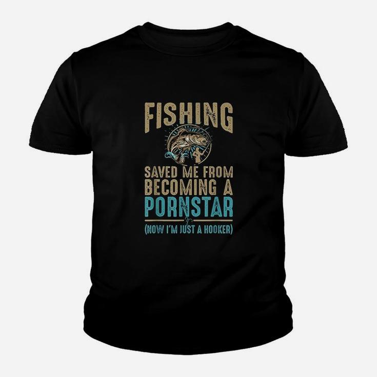 Now Im Just A Hooker Dirty Fishing Humor Quote Youth T-shirt