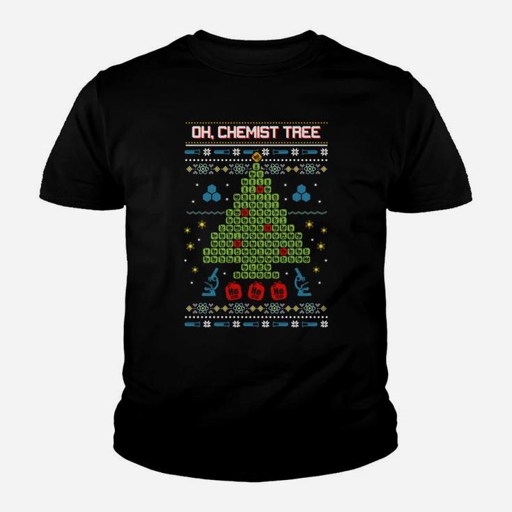Oh, Chemistree, Chemist Tree - Ugly Chemistry Christmas Sweatshirt Youth T-shirt