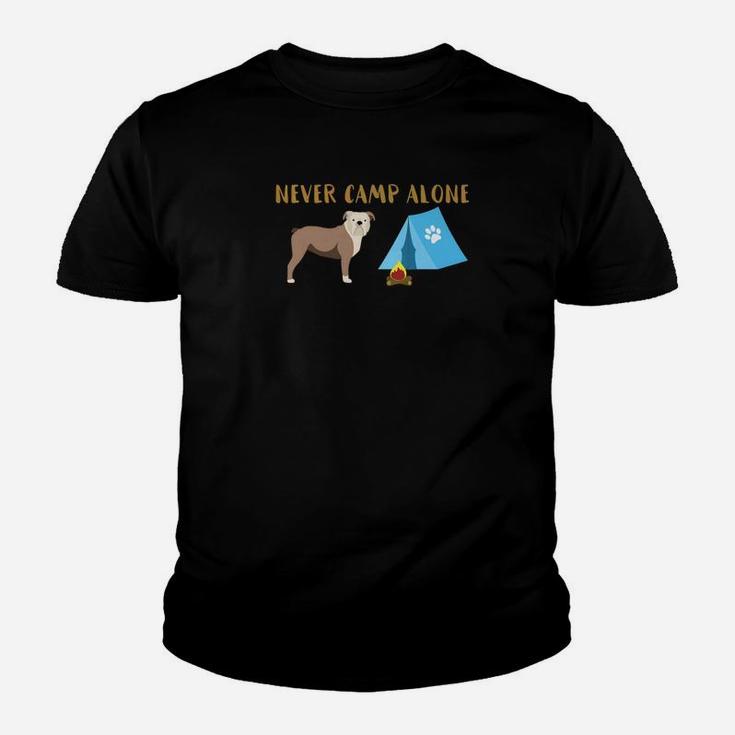 Old English Bulldog Shirt Tent Camping Dog Youth T-shirt