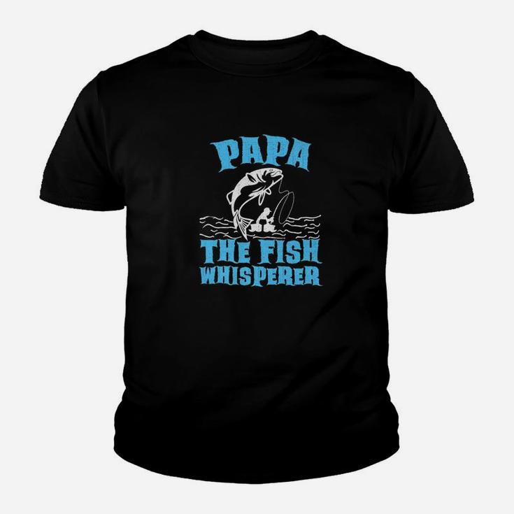 Papa The Fish Whisperer Funny Fishing Gift Youth T-shirt