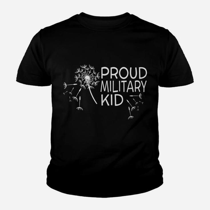 Purple Proud Military Child Of Veteran Soldier For April Youth T-shirt