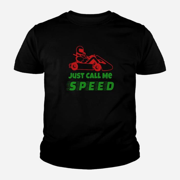 Red White Go Kart Driver Tshirt Speed Racing Fun Sport Gift Youth T-shirt