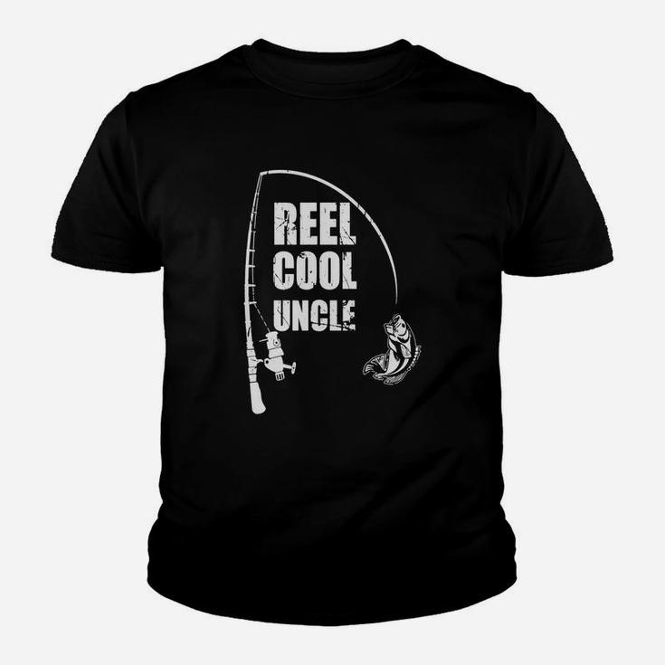 Reel Cool Uncle Great Gift Fishing For Uncle Youth T-shirt