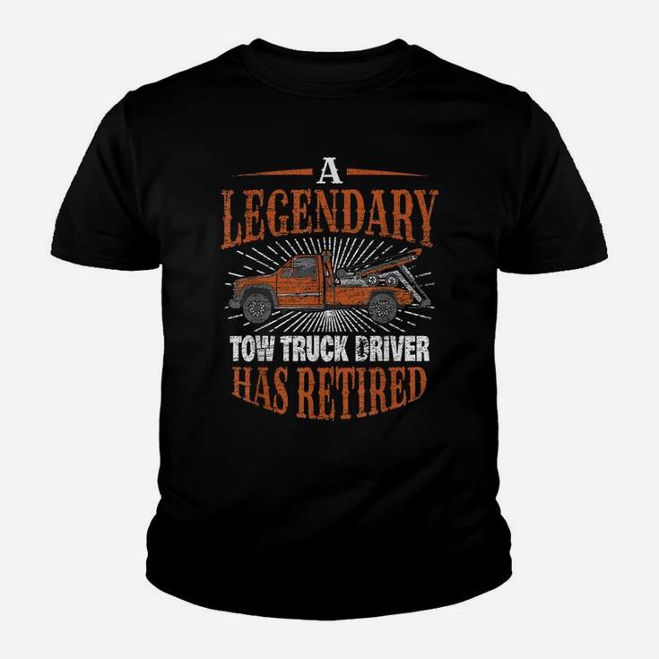 Retired Tow Truck Driver  Retirement Gift Youth T-shirt