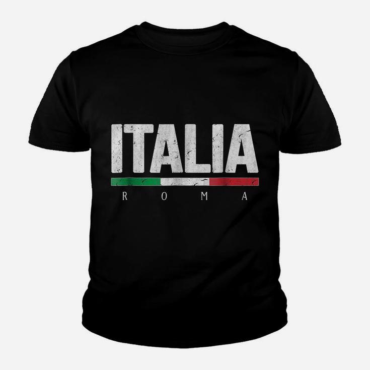 Rome Italy T-Shirt Italian Flag Italia Tourist Roma Souvenir Youth T-shirt