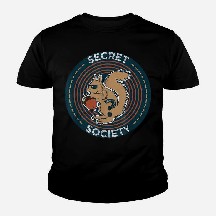 Secret Squirrel Society I Military Service Gift Youth T-shirt