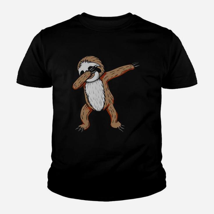 Sloth Dabbing Funny Dance Move Dab Gift Tee Shirt Black Youth B072njnngm 1 Youth T-shirt