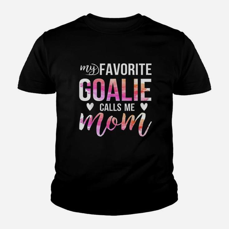 Soccer Hockey For Moms My Favorite Goalie Calls Me Mom Youth T-shirt