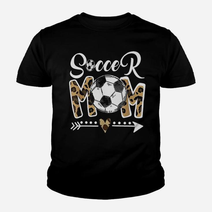 Soccer Mom Leopard Funny Soccer Mom Mothers Day Youth T-shirt