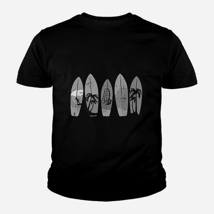 Surfing Surfboard Vintage Classic Retro Surfboarder Surfer Youth T-shirt
