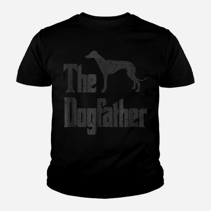 The Dogfather T-Shirt, Greyhound Silhouette, Funny Dog Gift Youth T-shirt