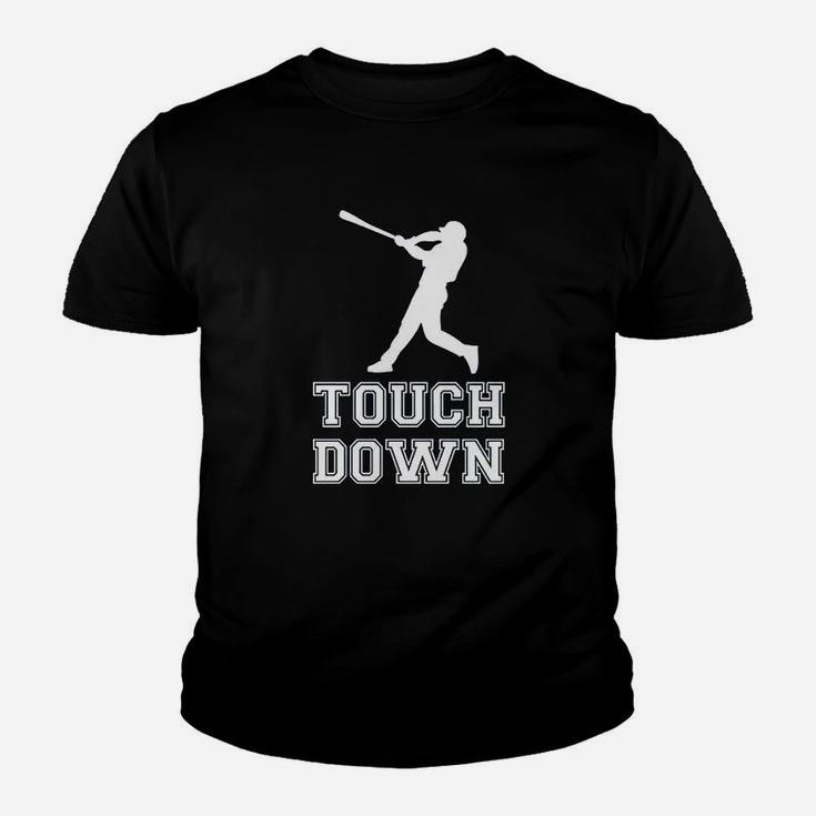 Touch Down Funny Mocking Baseball Player Football Sporting Youth T-shirt