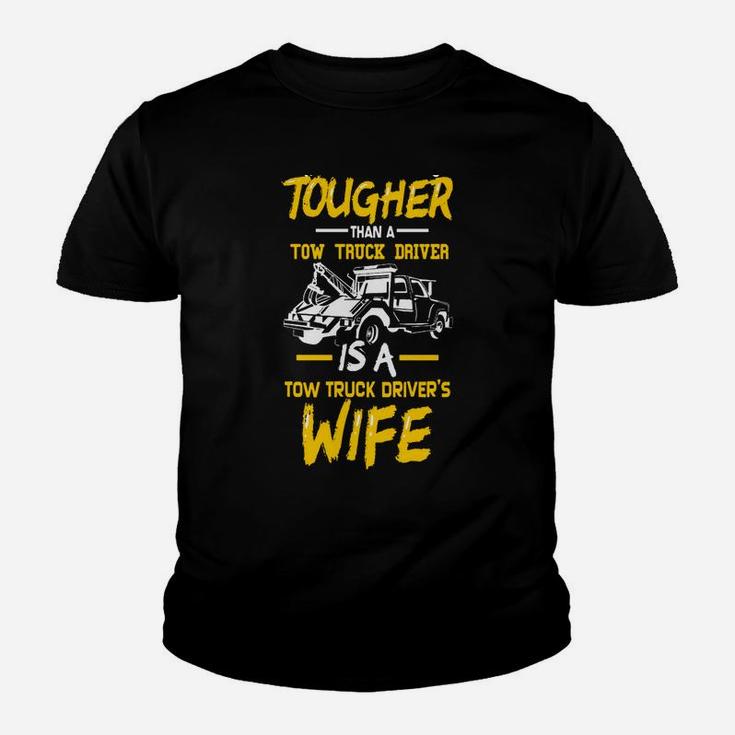 Tow Trucker Drivers Wife - Funny Tow Truck Drivers Gift Youth T-shirt