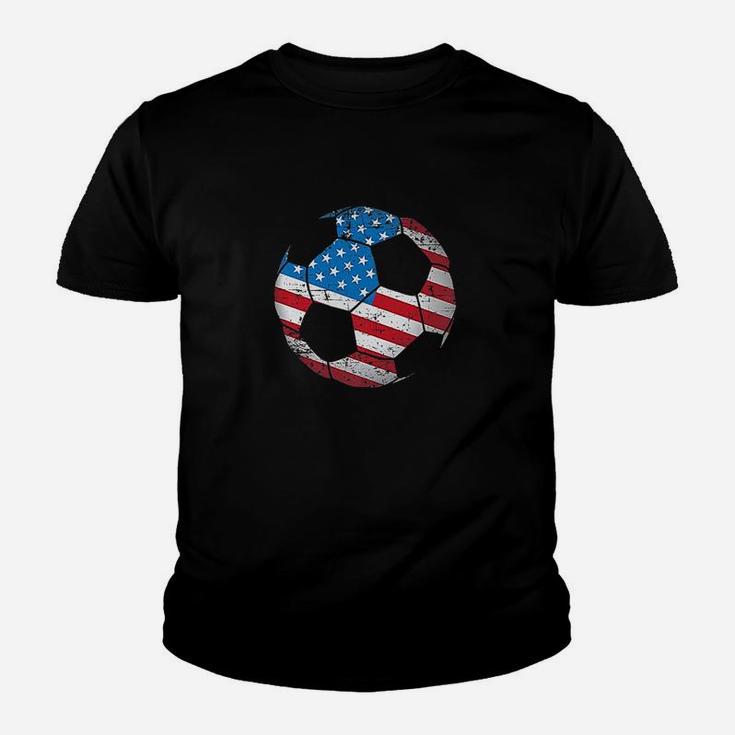 United States Soccer Ball Flag Jersey - Usa Football Youth T-shirt