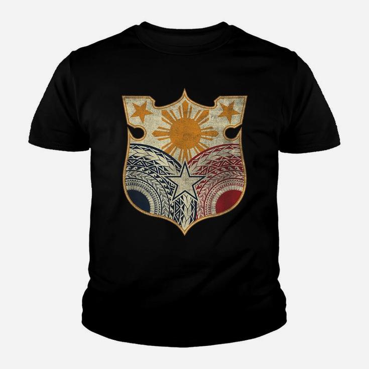 Vintage Filipino Flag Shirt - Filipino Heritage T Shirt Youth T-shirt