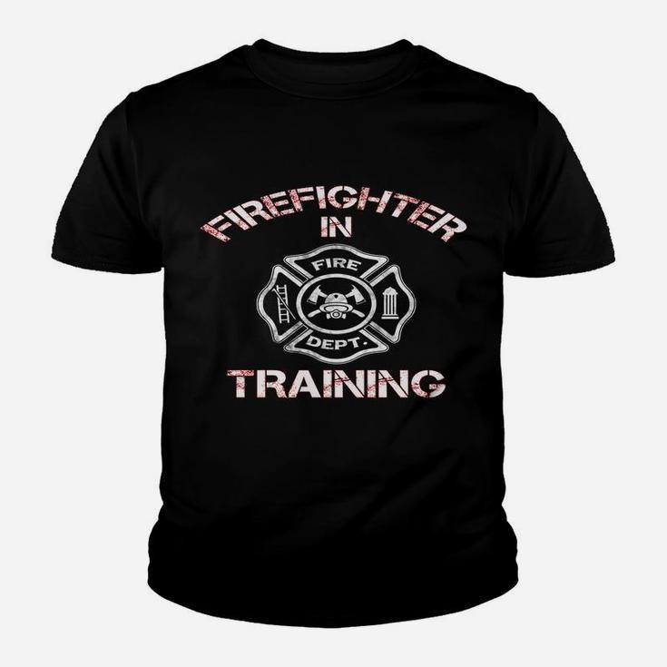 Vintage Firefighter In Training Fire Department Youth T-shirt