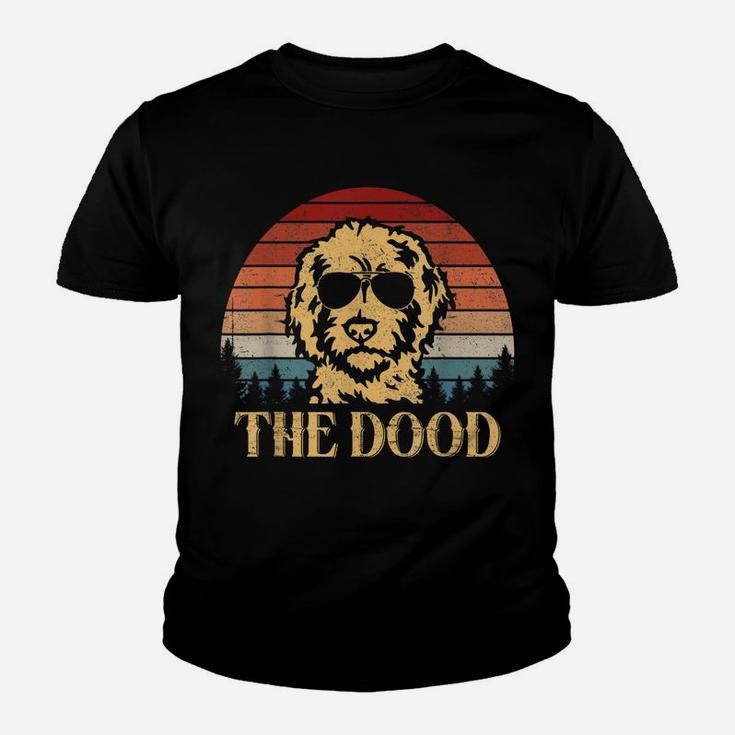 Vintage Goldendoodle The Dood  Gift Dad Mom Kids Youth T-shirt
