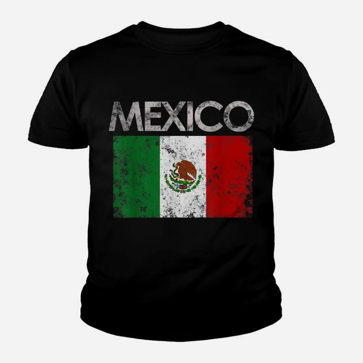 Vintage Mexico Mexican Flag Pride Gift Youth T-shirt