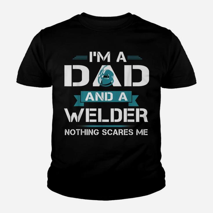 Welder American Flag - Usa Patriotic Welder Dad Father's Day Youth T-shirt