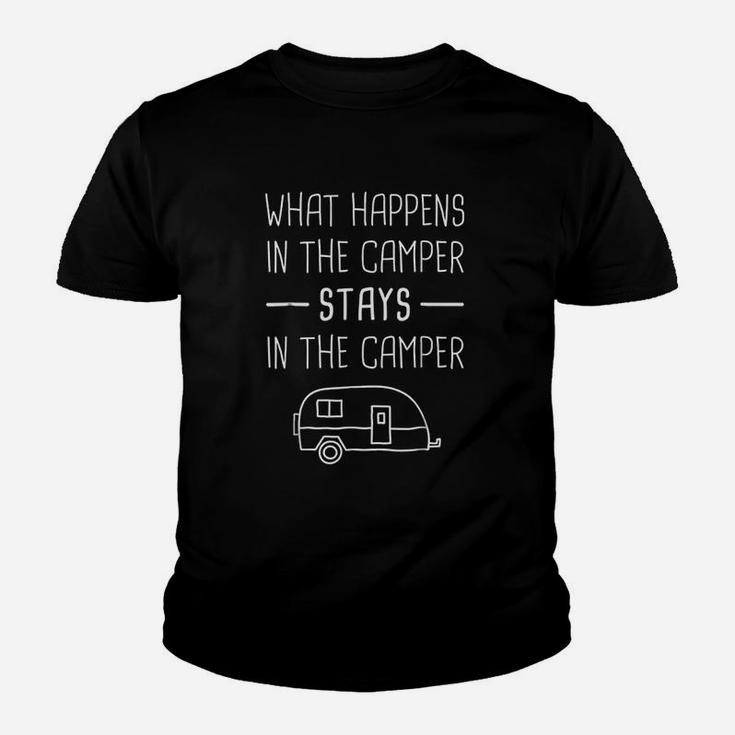 What Happens In The Camper Stays In The Camper Youth T-shirt
