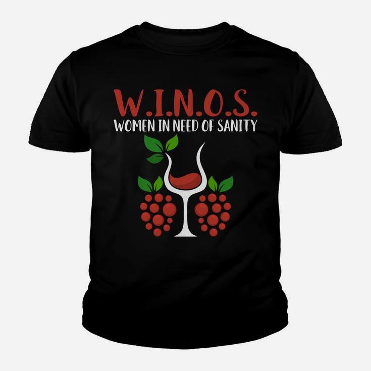 WINOS Women In Need Of Sanity Youth T-shirt