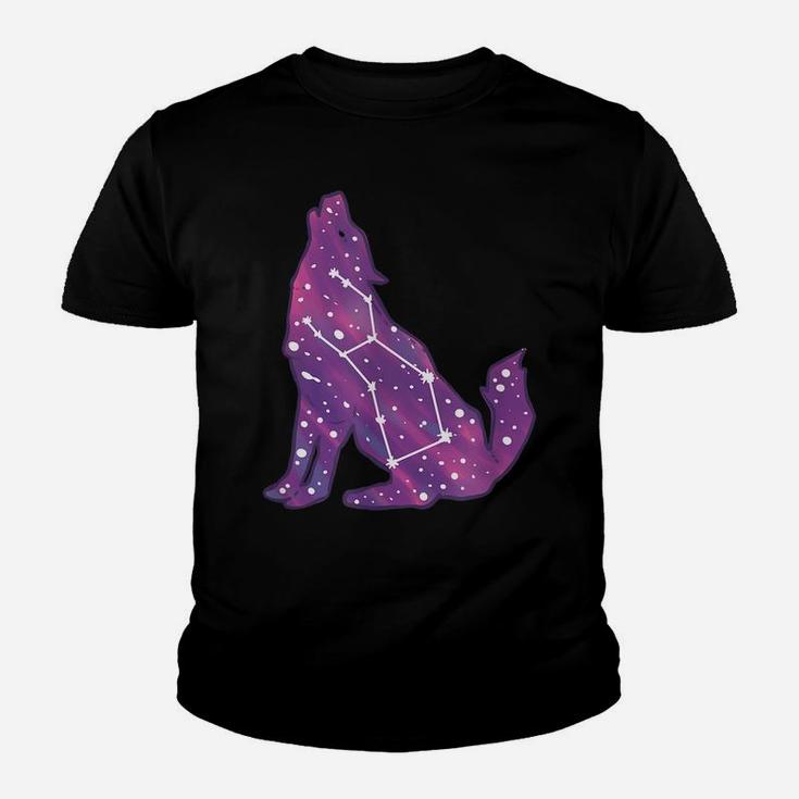 Wolf Constellation Astrophile And Nature Lover Youth T-shirt